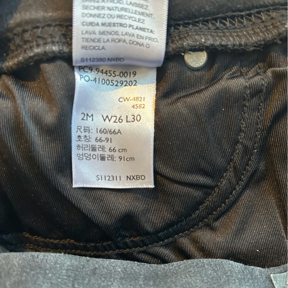 ⭐️3 for $20⭐️| Levi Strauss Signature Gold Skinny Jeans | size 26 | Black (Noir) - Picture 7 of 8